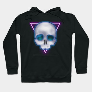 Cyberpunk Skull - Blue / Pink Hoodie